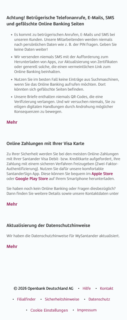 Footer Mobile